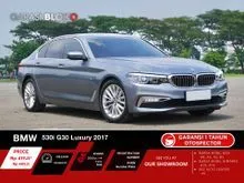 2017 BMW 530i 2.0 Luxury Sedan (Faktur 2018) Bluestone Silver on Cognac Odo 20 Rb Pajak Panjang (ANTIK)