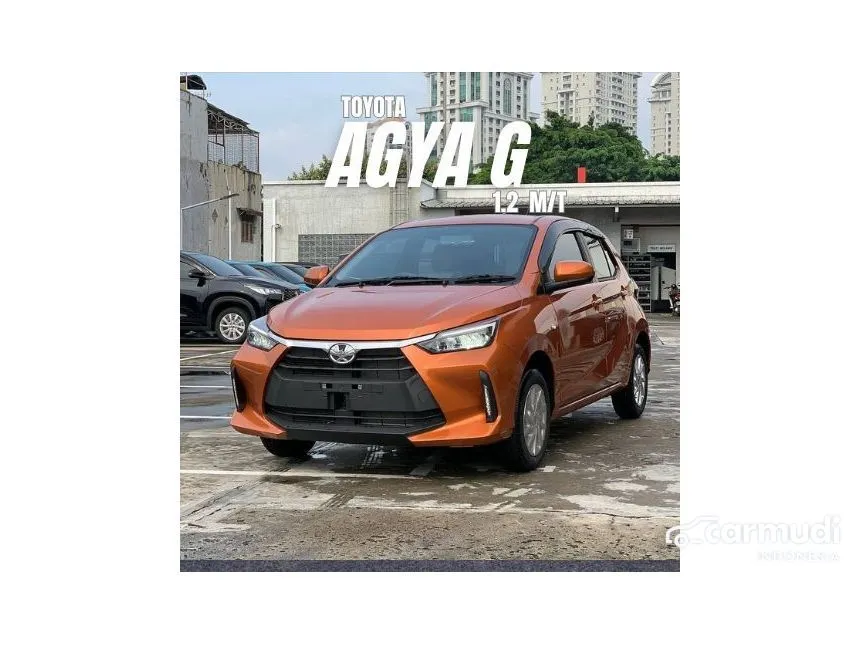 Jual Mobil Toyota Agya 2025 G 1.2 di Jawa Barat Manual Hatchback Orange Rp 165.900.000