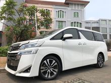 2019 Toyota Vellfire 2.5 G Van Wagon Nik2019 White On Black Km3000 Sunroof Pilot Seat Heater Seat 4Cam PBD TDP.375JT