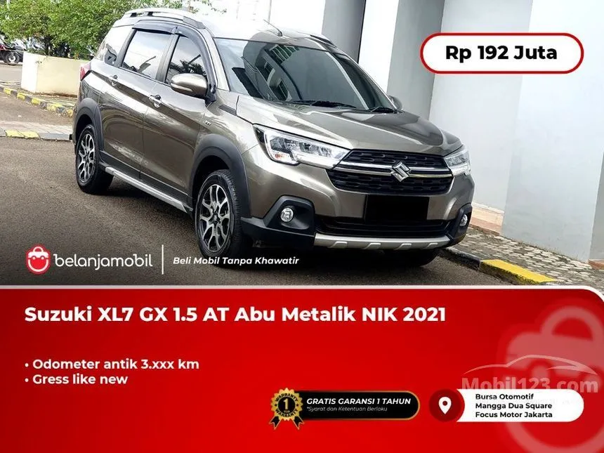 Jual Mobil Suzuki XL7 2021 Alpha 1.5 di Jawa Barat Automatic SUV Abu