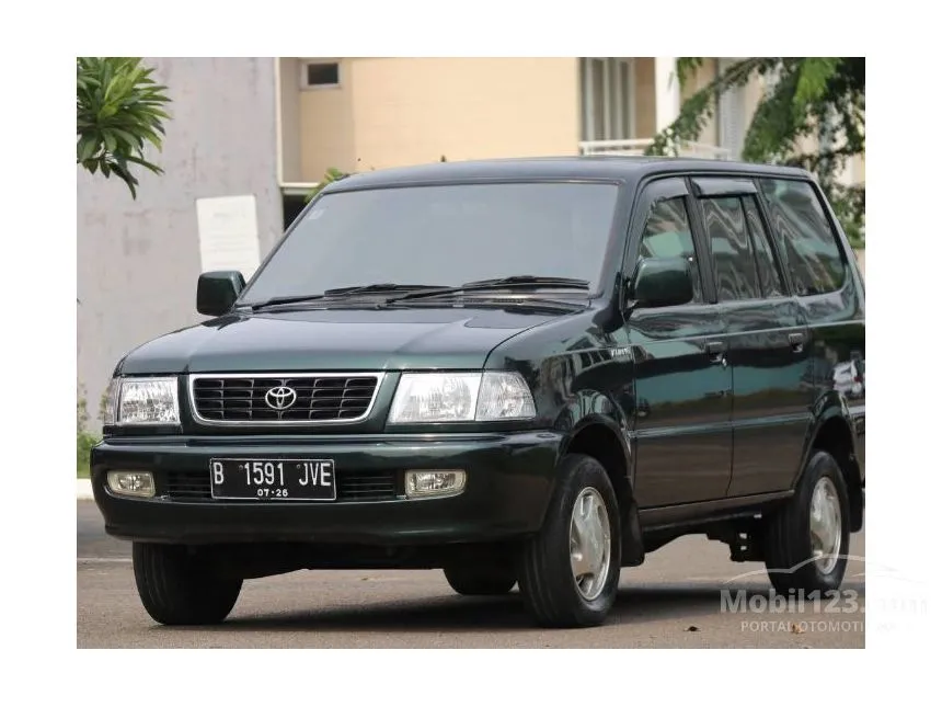 Jual Mobil Toyota Kijang 2002 LGX 1.8 di Jawa Barat Manual MPV Hijau Rp 75.000.000