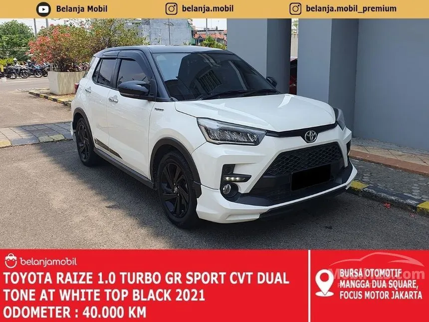Jual Mobil Toyota Raize 2021 GR Sport (2 Tone) 1.0 di DKI Jakarta Automatic SUV Putih Rp 212.000.000