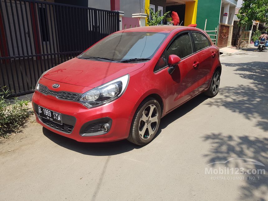 Jual Mobil KIA Rio 2013 UB 1.4 Di DKI Jakarta Automatic Hatchback Merah ...