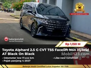 2024 Toyota Alphard 2.5 G (Non Premium Color) MPV