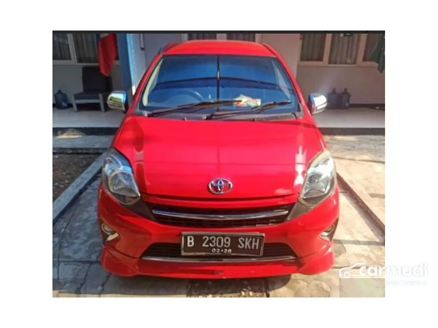 Jual Mobil Toyota Agya 2016 TRD Sportivo 1.0 di Jawa Barat Automatic Hatchback Merah Rp 103.000.000