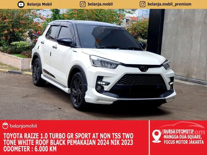 Jual Mobil Toyota Raize 2023 GR Sport (2 Tone) 1.0 di Jawa Barat Automatic SUV Putih Rp 215.000.000