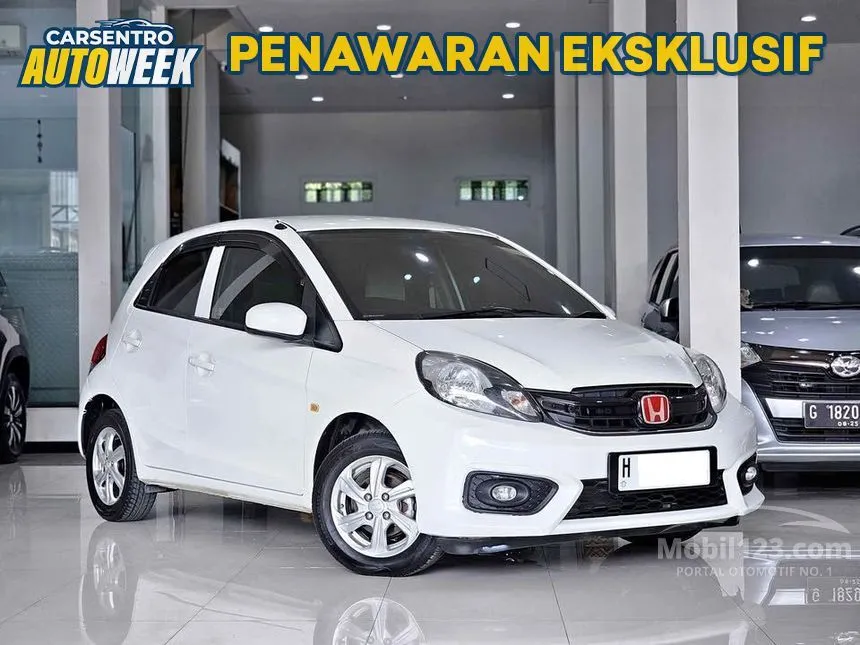 Jual Mobil Honda Brio 2017 Satya E 1.2 di Jawa Tengah Automatic Hatchback Putih Rp 125.000.000