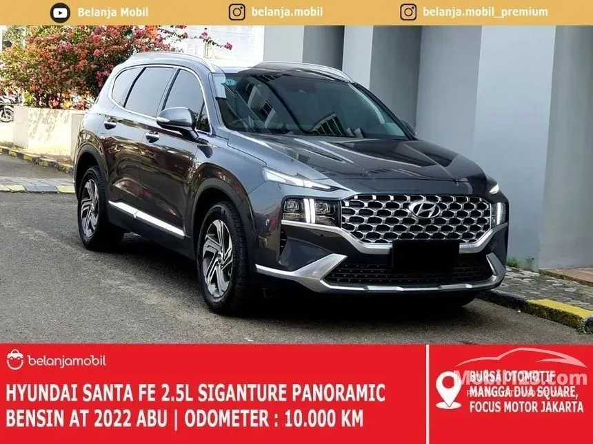 Jual Mobil Hyundai Santa Fe 2022 Signature 2.5 di DKI Jakarta Automatic SUV Hitam Rp 493.000.000