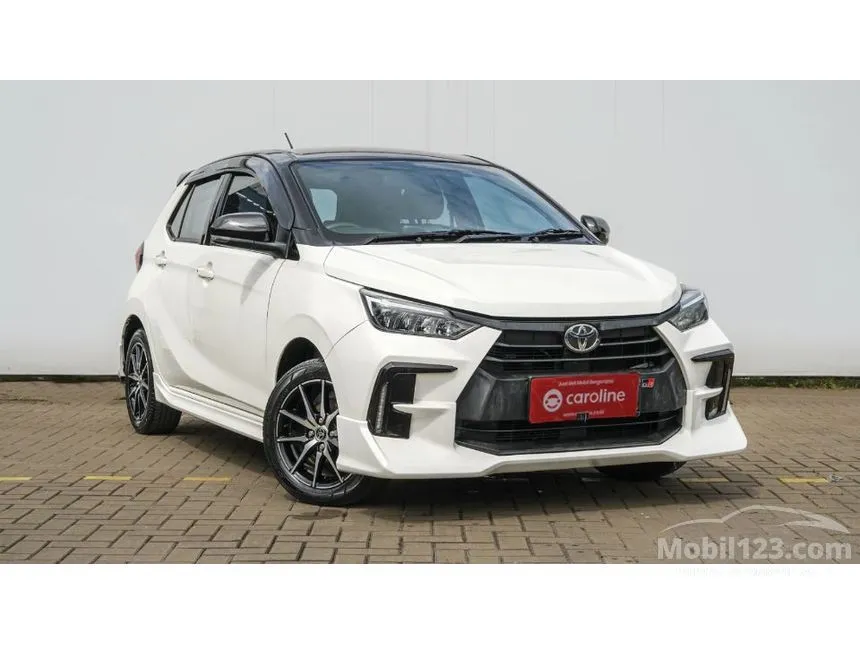 Jual Mobil Toyota Agya 2023 GR Sport (1 Tone) 1.2 di Jawa Barat Automatic Hatchback Putih Rp 179.000.000