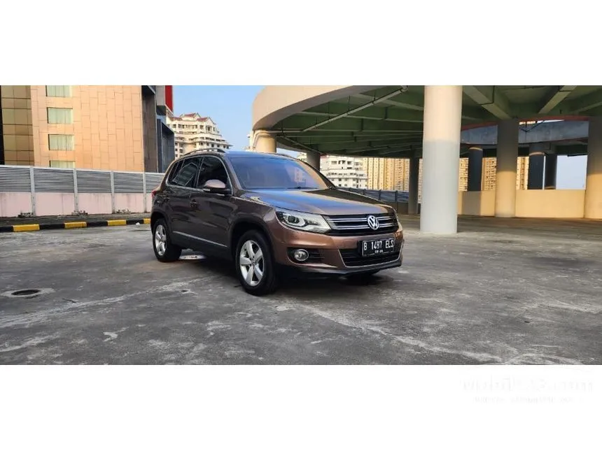 Jual Mobil Volkswagen Tiguan 2014 TSI 1.4 di DKI Jakarta Automatic SUV Coklat Rp 139.000.000