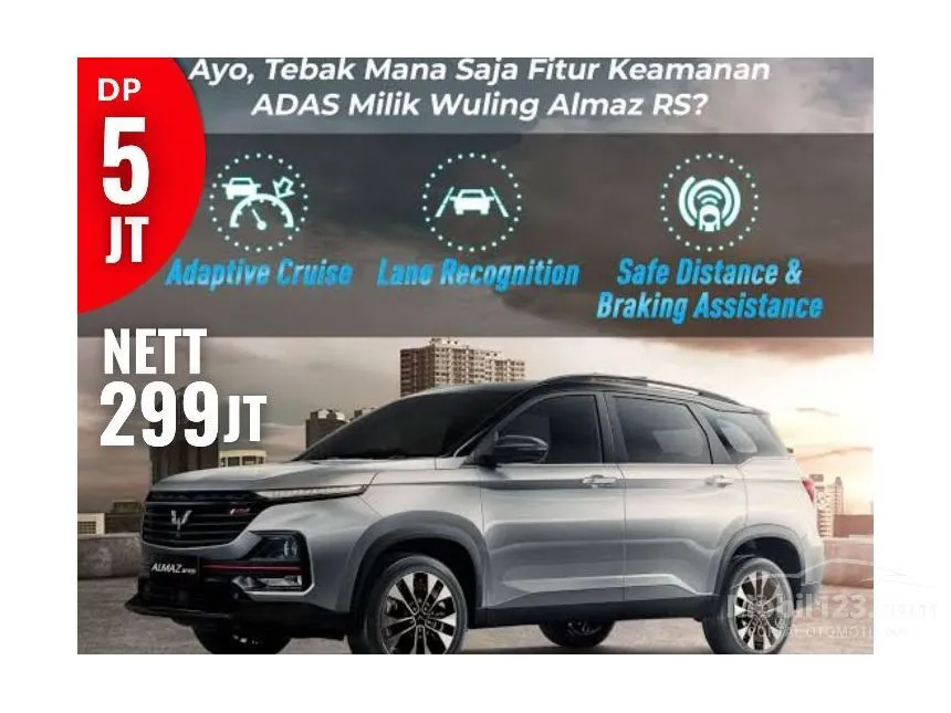 Jual Mobil Wuling Almaz 2023 RS Pro 1.5 di Jawa Barat Automatic Wagon Lainnya Rp 299.000.000