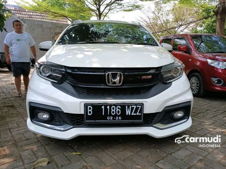 Jual Mobil Honda Mobilio 2021 RS 1.5 di Jawa Barat Automatic MPV Putih Rp 190.000.000