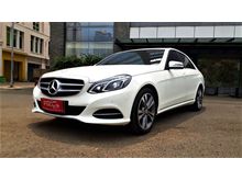 Mercedes Benz E250 Avangarde Facelift AT 2014 White On Black Low Miles 133ribuan Terawat TDP MURAH