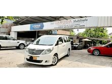 Toyota alphard 2.4 G atpm th 2012 putih int beige