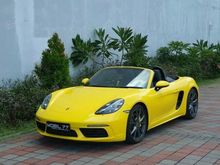 2017 Porsche 718 2.0 Boxster cabriolet kuning odo 4rb