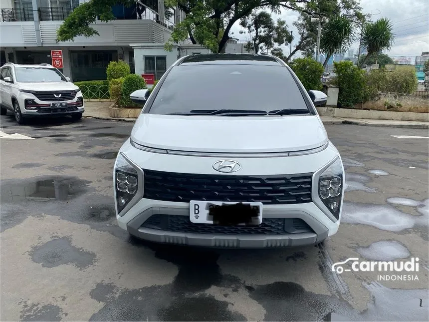 Jual Mobil Hyundai Stargazer 2022 Prime 1.5 di Banten Automatic Wagon Putih Rp 197.000.000