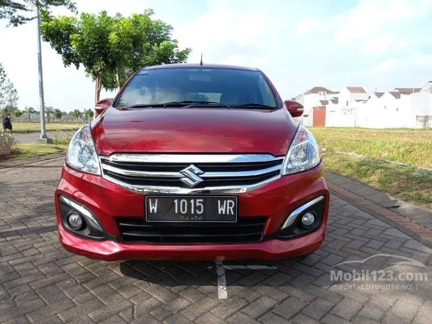 Jual Mobil Suzuki Ertiga 2017 GX 1.4 di Jawa Timur Manual MPV Merah Rp 145.000.000