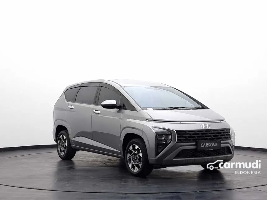 Jual Mobil Hyundai Stargazer 2022 Prime 1.5 di Banten Automatic Wagon Abu