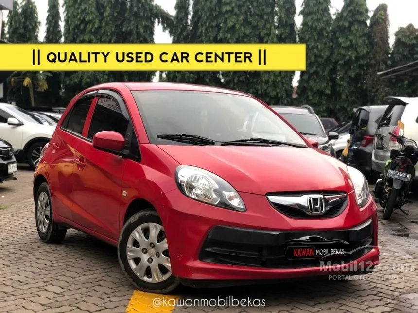 Jual Mobil Honda Brio 2015 Satya S 1.2 di DKI Jakarta Manual Hatchback Merah Rp 110.000.000