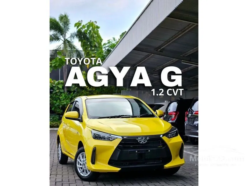 Jual Mobil Toyota Agya 2024 G 1.2 di DKI Jakarta Automatic Hatchback Kuning Rp 180.400.000