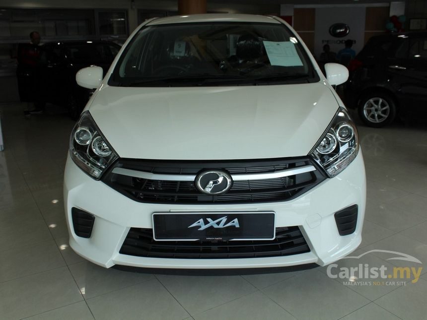 Perodua Axia White Colour - Contoh ILB