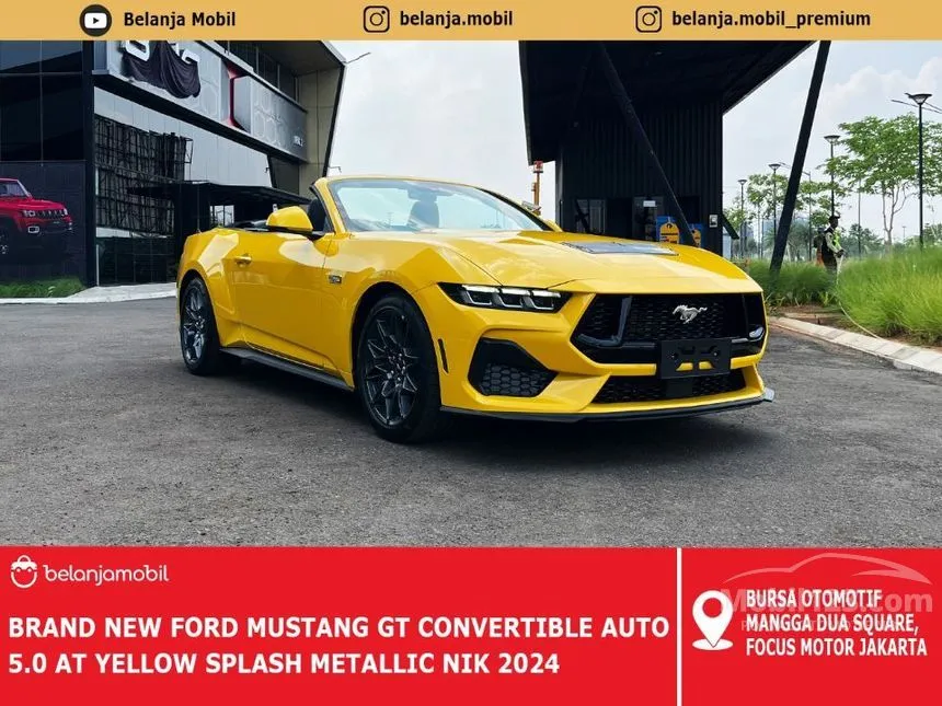 Jual Mobil Ford Mustang 2024 GT 5.0 di DKI Jakarta Automatic Convertible Kuning Rp 2.850.000.000