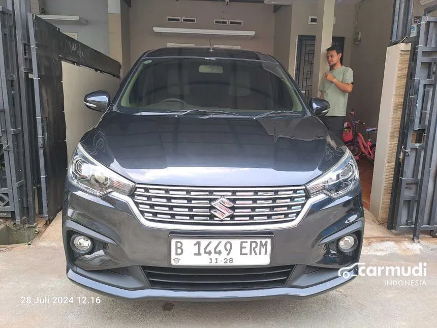 Jual Mobil Suzuki Ertiga 2018 GX 1.5 di Jawa Barat Automatic MPV Hitam Rp 167.000.000