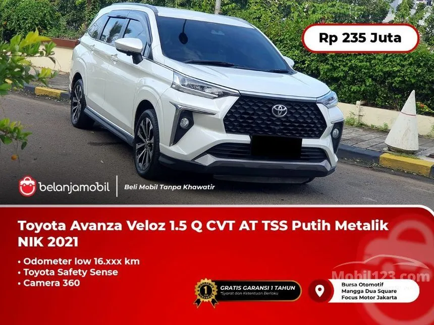 Jual Mobil Toyota Veloz 2025 Q TSS (Non Premium Color) 1.5 di DKI Jakarta Automatic MPV Putih Rp 235.000.000