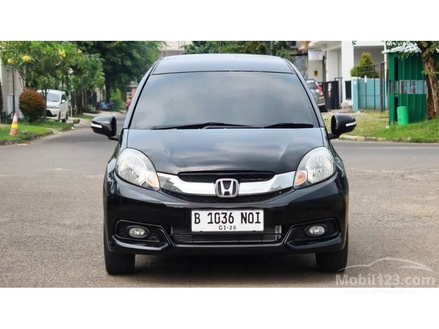 Jual Mobil Honda Mobilio 2014 E 1.5 di Banten Automatic MPV Hitam Rp 113.000.000