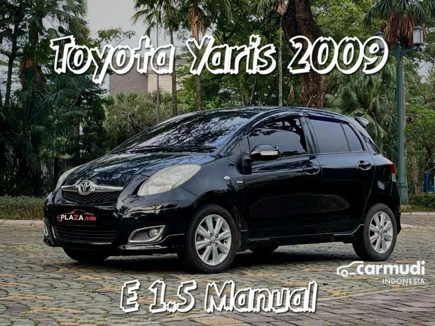 Jual Mobil Toyota Yaris 2009 E 1.5 di DKI Jakarta Manual Hatchback Hitam Rp 92.000.000