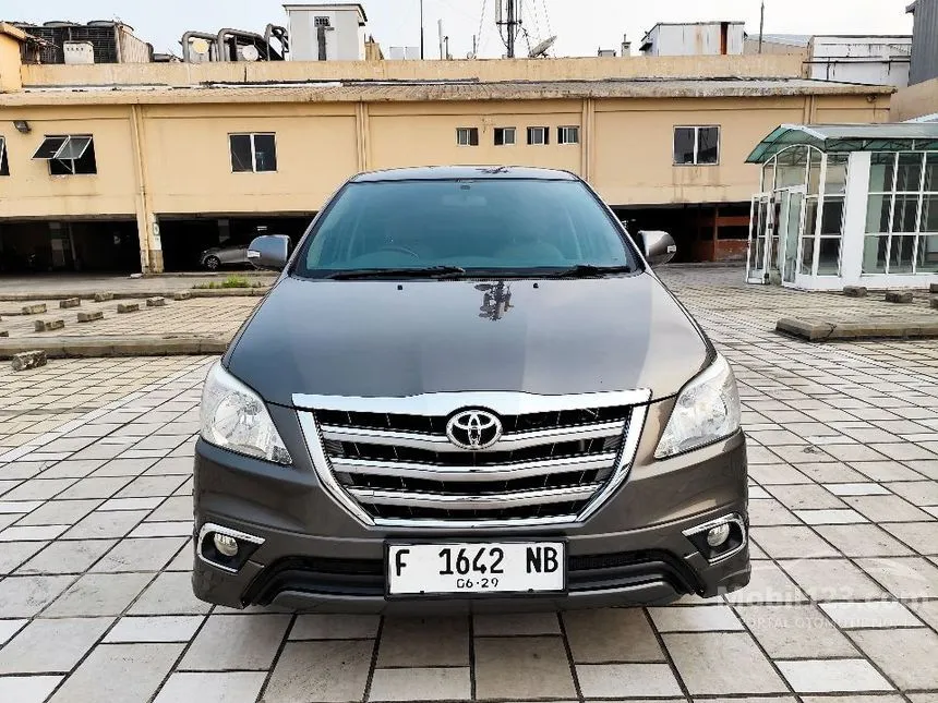 Jual Mobil Toyota Kijang Innova 2014 V Luxury 2.0 di DKI Jakarta Automatic MPV Abu