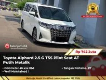 2022 Toyota Alphard 2.5 G MPV TSS Pilot Seat AT Putih Metalik NIK 2022 [ GARANSI 5TH ]