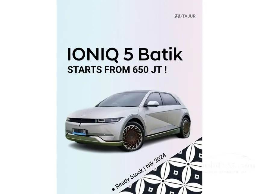 Jual Mobil Hyundai IONIQ 5 2024 Batik Edition di DKI Jakarta Automatic SUV Silver Rp 650.000.000