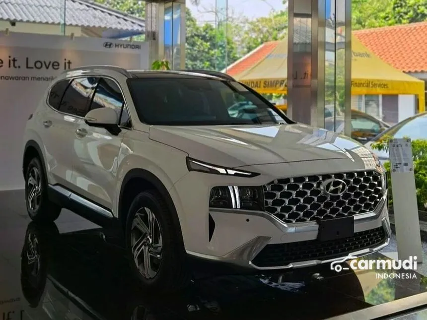 Jual Mobil Hyundai Santa Fe 2024 Signature 2.5 di Banten Automatic SUV Putih Rp 619.000.000