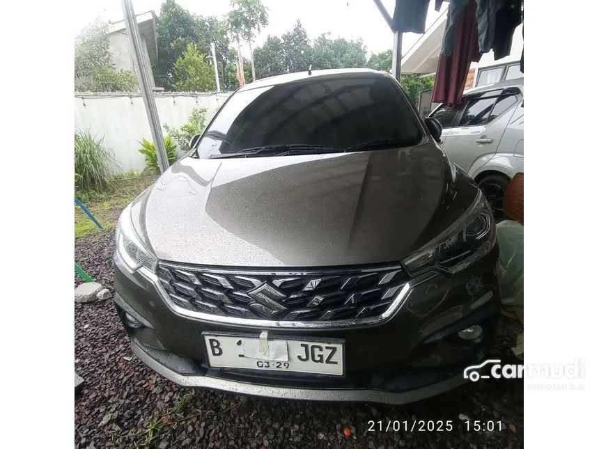 Jual Mobil Suzuki Ertiga 2022 Hybrid GX 1.5 di Banten Automatic MPV Abu