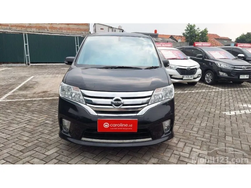 Jual Mobil Nissan Serena 2014 Highway Star 2.0 di Banten Automatic MPV Hitam Rp 138.000.000