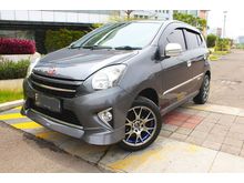 Toyota Agya G AT TRD Sportivo 2015 Grey metalik, Plat F pajak panjang unit siap pakai