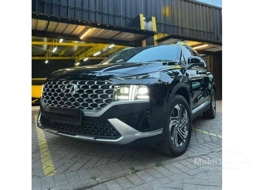 Jual Mobil Hyundai Santa Fe 2023 CRDi Signature 2.2 di Banten Automatic SUV Hitam Rp 625.000.000