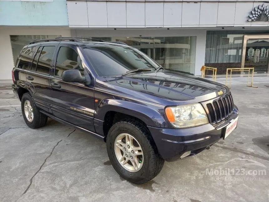 Jual Mobil Jeep Grand Cherokee 2000 V8 4.7 di Banten Automatic SUV Biru Rp 165.000.000