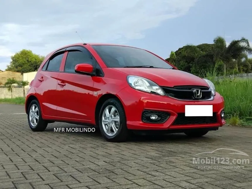 Jual Mobil Honda Brio 2017 Satya E 1.2 di DKI Jakarta Manual Hatchback Merah Rp 95.000.000