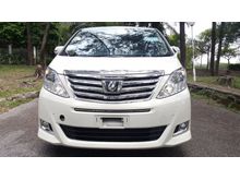 2012 TOYOTA ALPHARD G-EDITION WELCAB WITH MEMORIES SEATS AND POWER BOOT