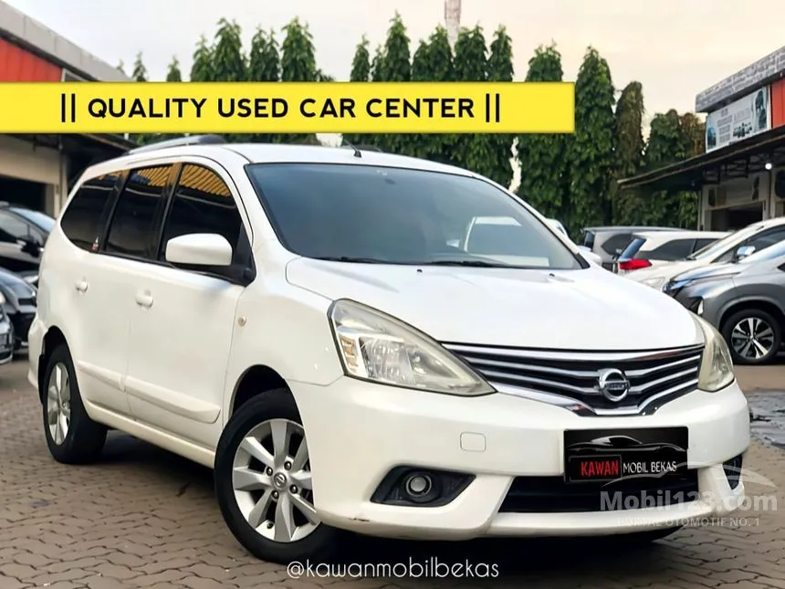 Jual Mobil Nissan Grand Livina 2013 XV 1.5 di Banten Automatic MPV Putih Rp 95.000.000