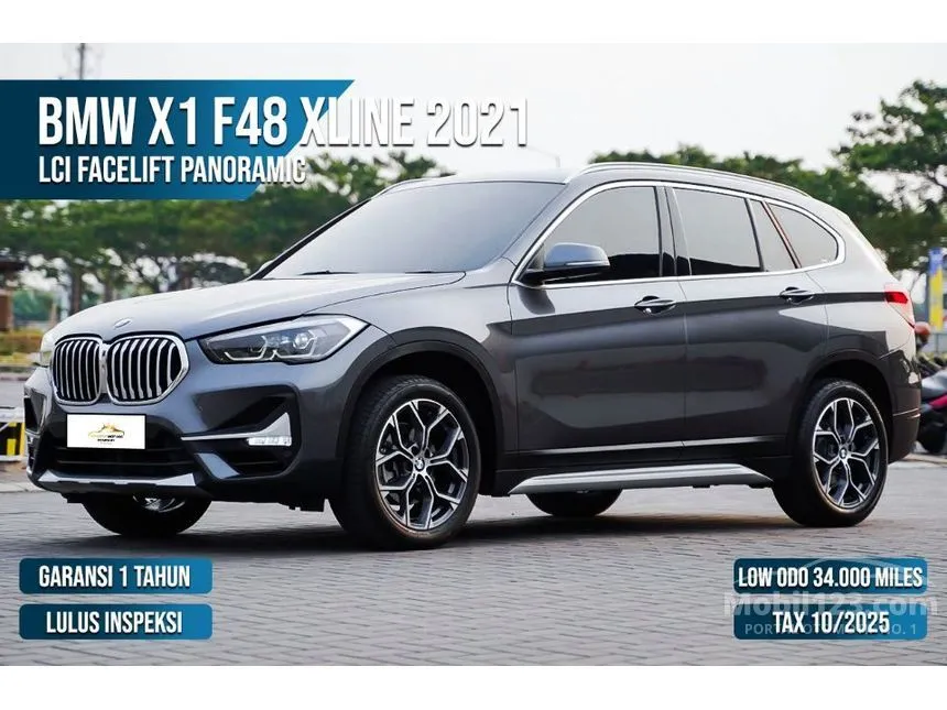 Jual Mobil BMW X1 2021 sDrive18i xLine 1.5 di Banten Automatic SUV Hitam Rp 469.000.000