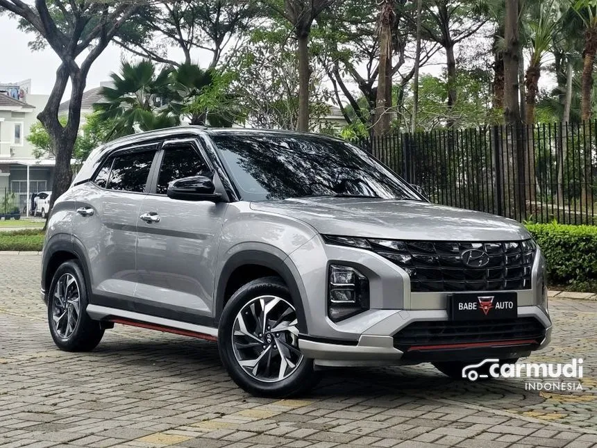 Jual Mobil Hyundai Creta 2023 Prime 1.5 di Banten Automatic Wagon Abu