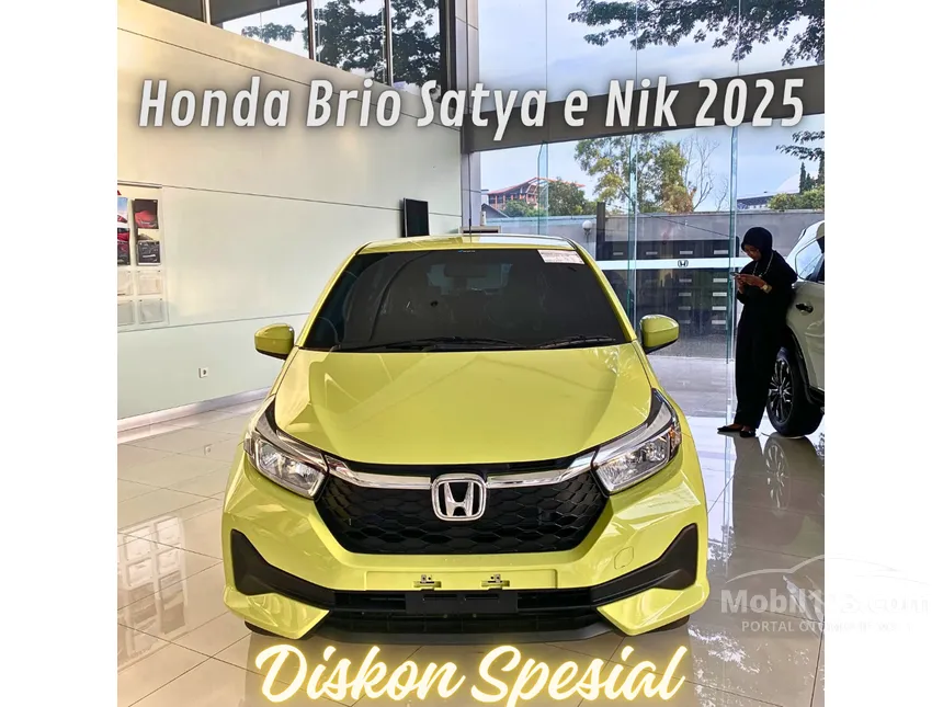 Jual Mobil Honda Brio 2024 Satya E 1.2 di DKI Jakarta Automatic Hatchback Kuning Rp 155.000.000