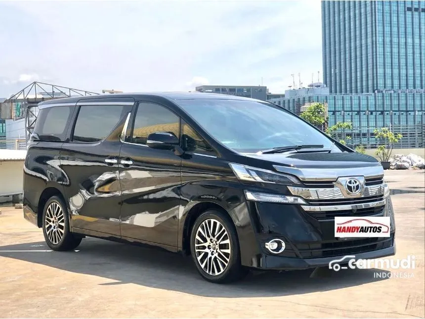 Jual Mobil Toyota Vellfire 2016 G 2.5 di Banten Automatic MPV Hitam Rp 589.000.000
