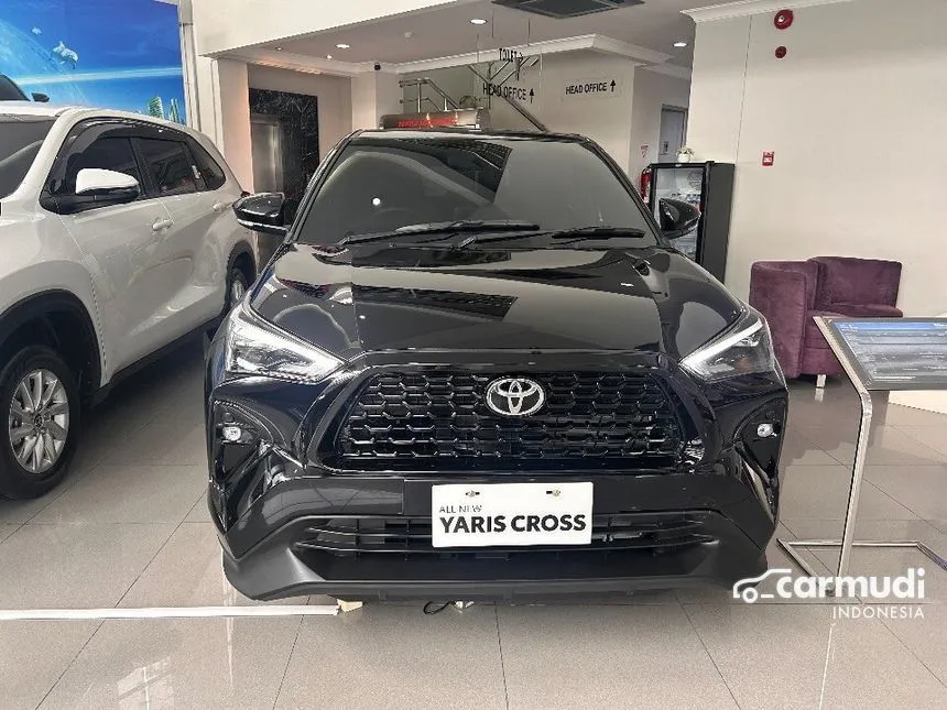 Jual Mobil Toyota Yaris Cross 2024 G 1.5 di Banten Manual Wagon Hitam Rp 333.900.000