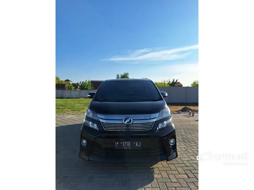 Jual Mobil Toyota Vellfire 2014 Z GS 2.4 di Jawa Timur Automatic Van Wagon Hitam Rp 400.000.000