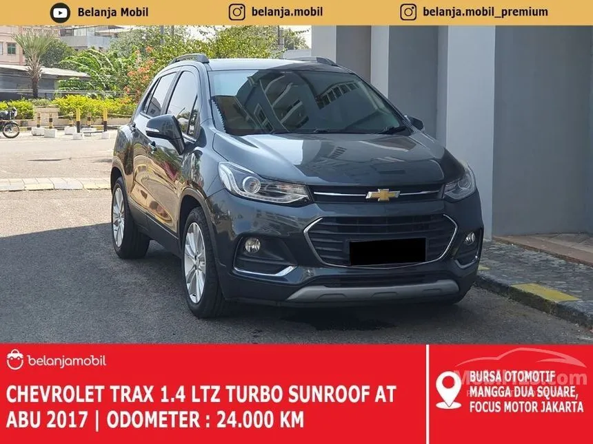 Jual Mobil Chevrolet Trax 2017 LTZ 1.4 di DKI Jakarta Automatic SUV Abu