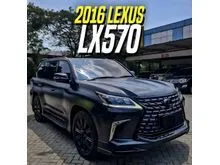 2016 Lexus LX 570 5.7 SUV Black on Beige LX570 Hitam